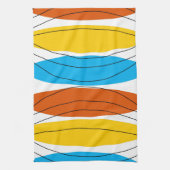 Wereldbol keukenhanddoek Stripe (Verticaal)