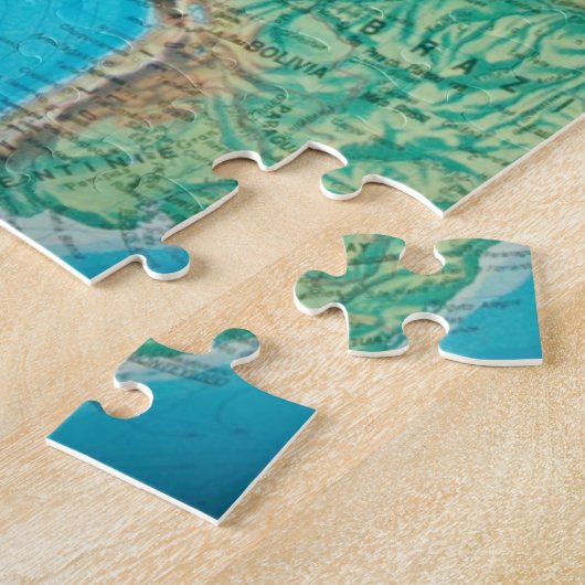 Wereldbol Legpuzzel (Zijkant)