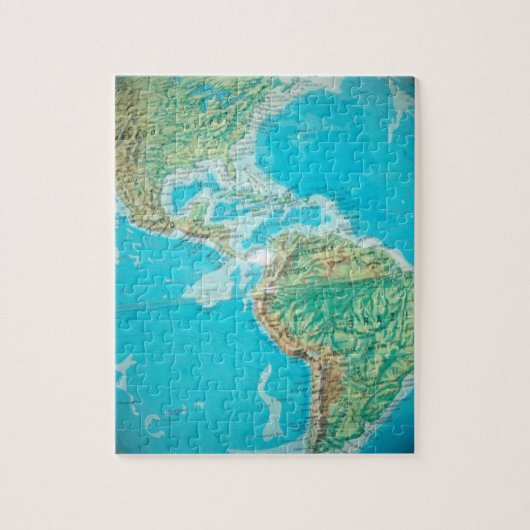 Wereldbol Legpuzzel (Verticaal)