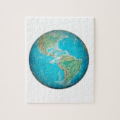 Wereldbol Legpuzzel (Verticaal)