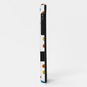 Wereldbol Lijnen 'Naam' iPhone case (Achterkant/links)