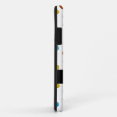 Wereldbol Lijnen 'Naam' iPhone case (Achterkant/rechts)