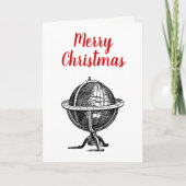  Wereldbol-lithograaftekening van de Wereld Feestdagen Kaart (Voorkant)