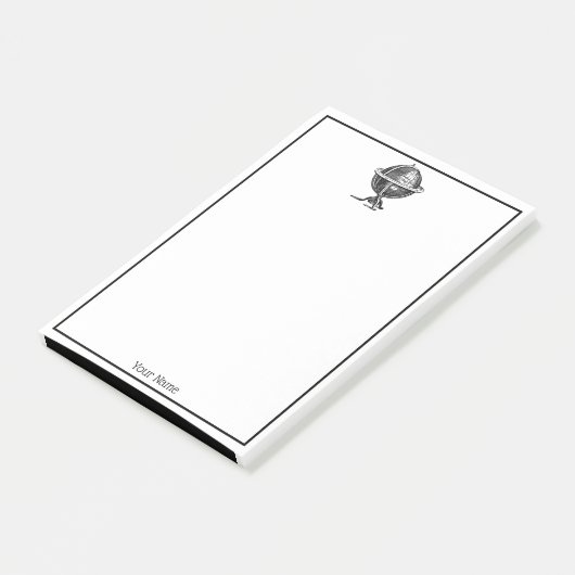  Wereldbol-lithograaftekening van de Wereld Post-it® Notes (Schuin)