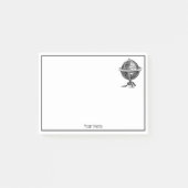  Wereldbol-lithograaftekening van de Wereld Post-it® Notes (Voorkant)