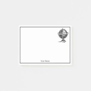  Wereldbol-lithograaftekening van de Wereld Post-it® Notes