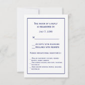  Wereldbol-lithograaftekenmarine RSVP Kaartje (Achterkant)