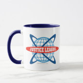 Wereldbol Logo Justice League Mok (Links)