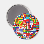 Wereldbol Magneet (Voorkant / Achterkant)