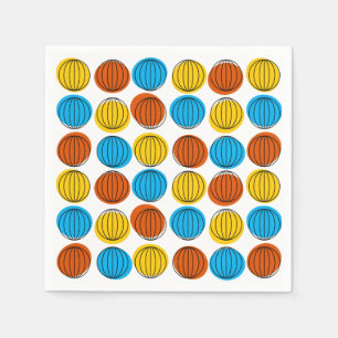 Wereldbol Meerpapierservet Servetten