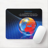 Wereldbol Mousepad Muismat (Met muis)