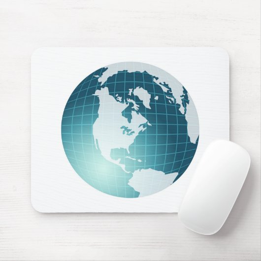 Wereldbol Muismat (Met muis)