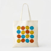 Wereldbol Multi-Square canvas tas (Voorkant)