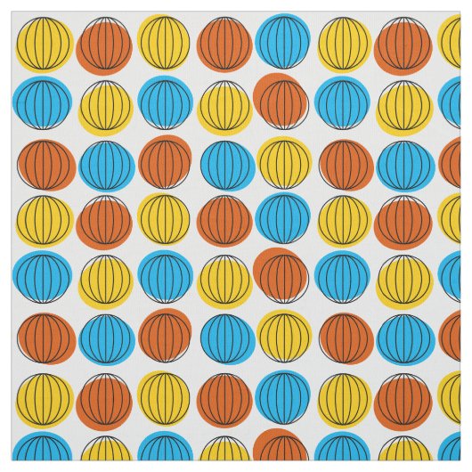 Wereldbol Multiklein Stof (Swatch)