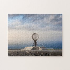 Wereldbol Noordkaap Noorwegen Legpuzzel