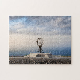 Wereldbol Noordkaap Noorwegen Legpuzzel