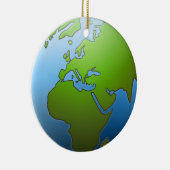 Wereldbol Ornament (Rechts)