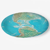 Wereldbol Papieren Bordje (Gekanteld)