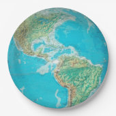 Wereldbol Papieren Bordje (Voorkant)