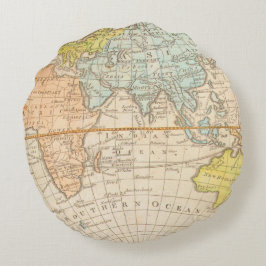 Wereldbol Pillow Rond Kussen