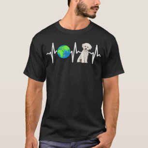 Wereldbol Planet Earth Bichons Frise T-shirt