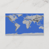 Wereldbol-profielkaart Visitekaartje (Achterkant)