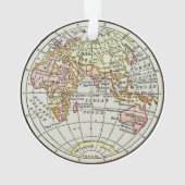 Wereldbol reizen  voor Oost-Hemisphere Ornament (achterkant)
