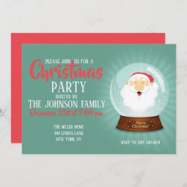 Wereldbol Santa Claus Face Kaart