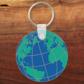 Wereldbol Sleutelhanger (Voorkant)