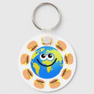 Wereldbol Sleutelhanger