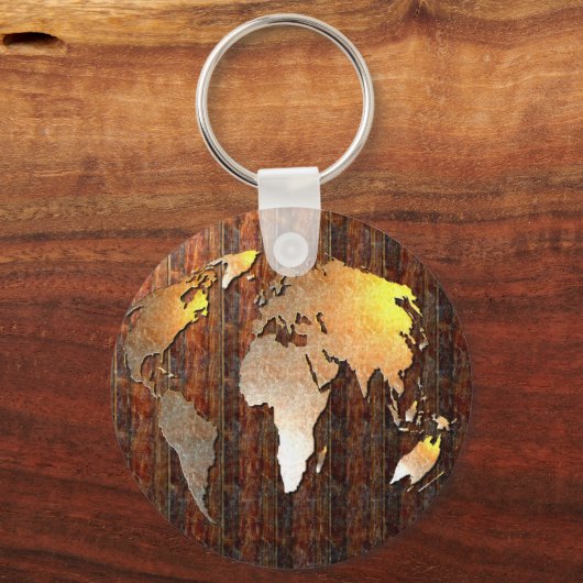  Wereldbol Sleutelhanger (Voorkant)