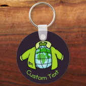 Wereldbol Sleutelhanger (Voorkant)