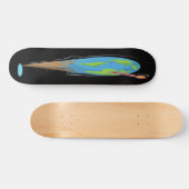 Wereldbol smeltthermometer persoonlijk skateboard (Horizontaal)