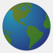 Wereldbol Stickers (Voorkant)