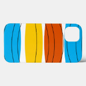 Wereldbol Stripe iPad is er nauwelijks hoesje (Achterkant (horizontaal))