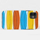 Wereldbol Stripe iPhone hoesje (Achterkant (horizontaal))