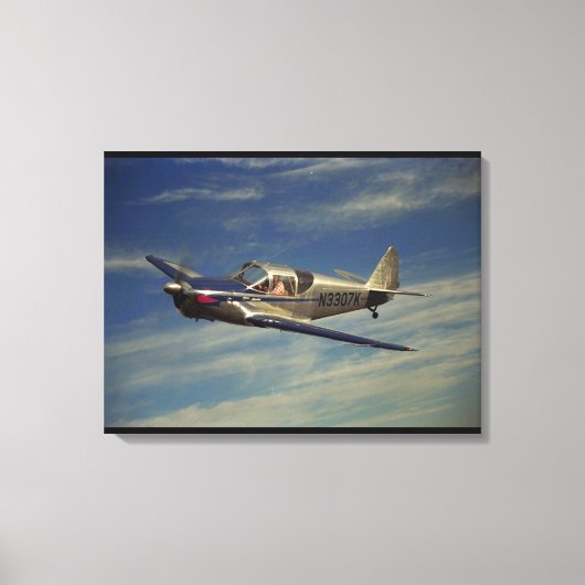 Wereldbol, SWIFT 1946_Klassieke luchtvaart Canvas Afdruk (Voorkant)