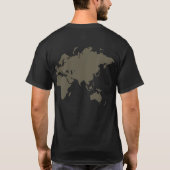 Wereldbol T-shirt (Achterkant)