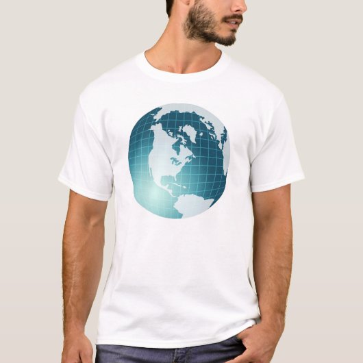 Wereldbol T-shirt (Voorkant)