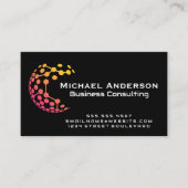 Wereldbol Tech Logo Visitekaartje (Voorkant)