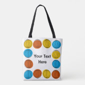 Wereldbol Tekst over tas (Achterkant)