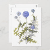 Wereldbol Thistle Collectie Briefkaart (Voorkant / Achterkant)