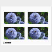 Wereldbol Thistle Flowers Sticker (Vel)
