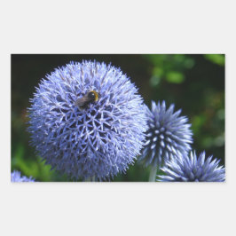 Wereldbol Thistle Flowers Sticker