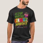 Wereldbol Trotting Carnival Enthusiast (Editable) T-shirt (Voorkant)