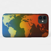 Wereldbol van dag en nacht Case-Mate iPhone case (Achterkant (horizontaal))