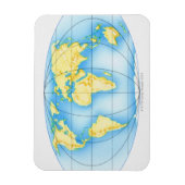Wereldbol van de wereld magneet (Verticaal)