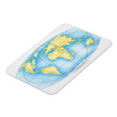 Wereldbol van de wereld magneet (Linkerzijde)