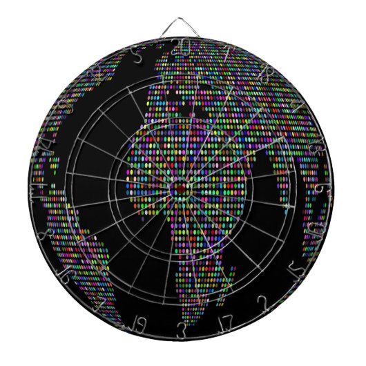 wereldbol van de wereldaardplaneet dartbord (Voorkant)