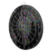 wereldbol van de wereldaardplaneet dartbord (Voorkant Rechts)